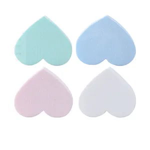 Wholesale heart shape cosmetics sponge puff latex free makeup sponge