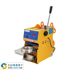 2018 commercial manual digital plastic cup sealing machine