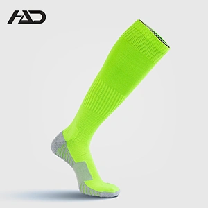 knee hign half terry football sport compression socks