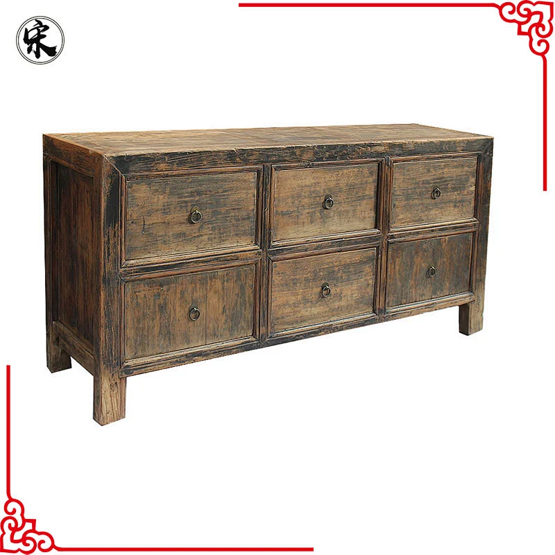 beijing chinese antique rustic wood storage furniture