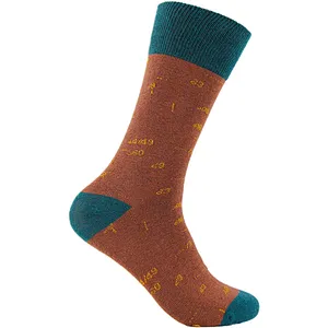 China wholesale custom make your own winter black white mens dress comfortable soft socks men