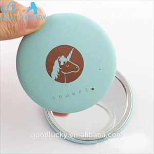 Factory wholesale girls decorative mirror compact pocket makeup mirror