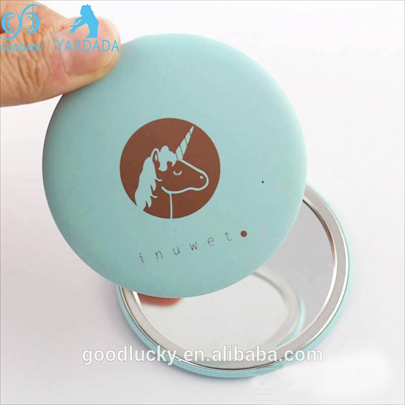 Factory wholesale girls decorative mirror compact pocket makeup mirror