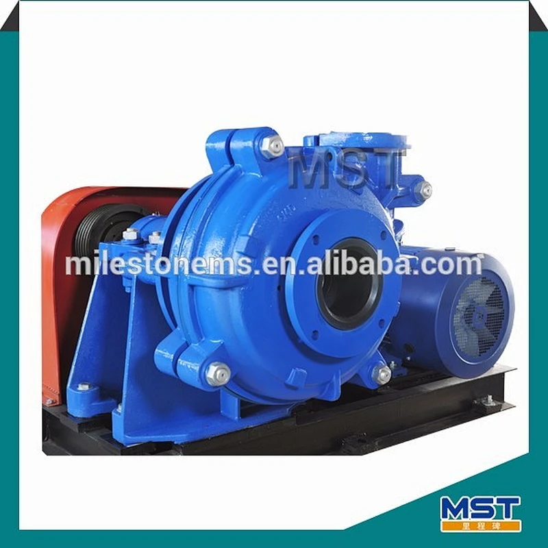 Belt drive large mining gravel slurry pump