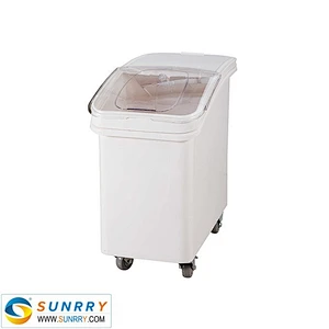 Popular restaurant plastic white potato storage bin made of PP / PC