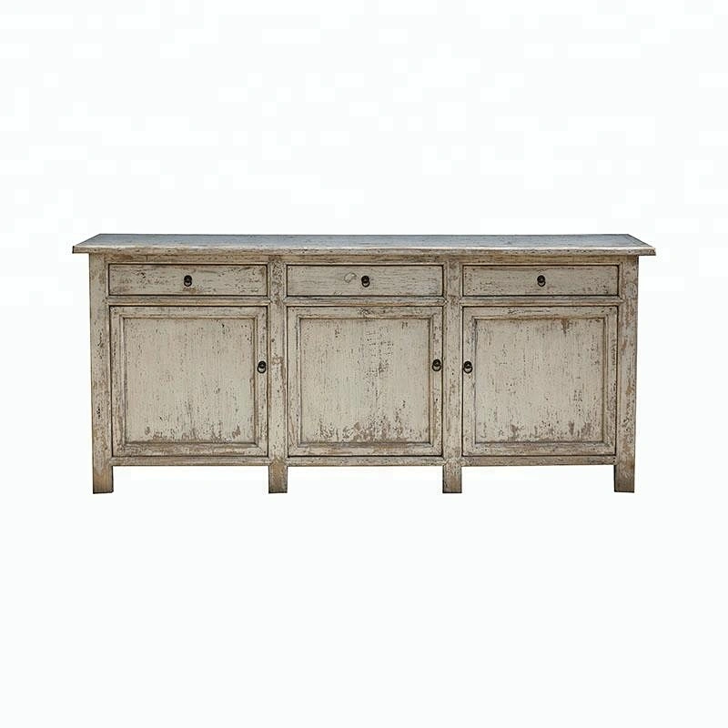 beijing chinese antique distressed rustic lobby sideboard furniture