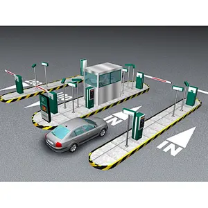 Automatic Ticket Dispenser RFID Reader Car Parking System With Self-service Payment Machine
