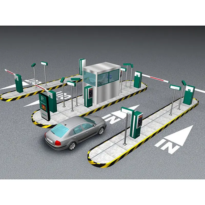Automatic Ticket Dispenser RFID Reader Car Parking System With Self-service Payment Machine