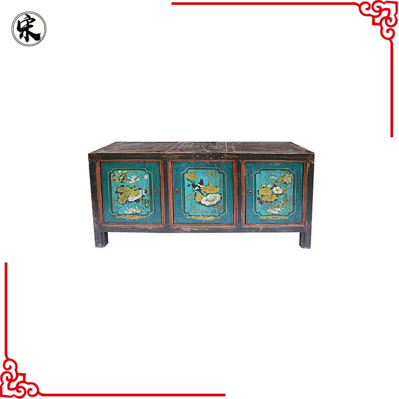 chinese antique reproduction oriental painted furniture