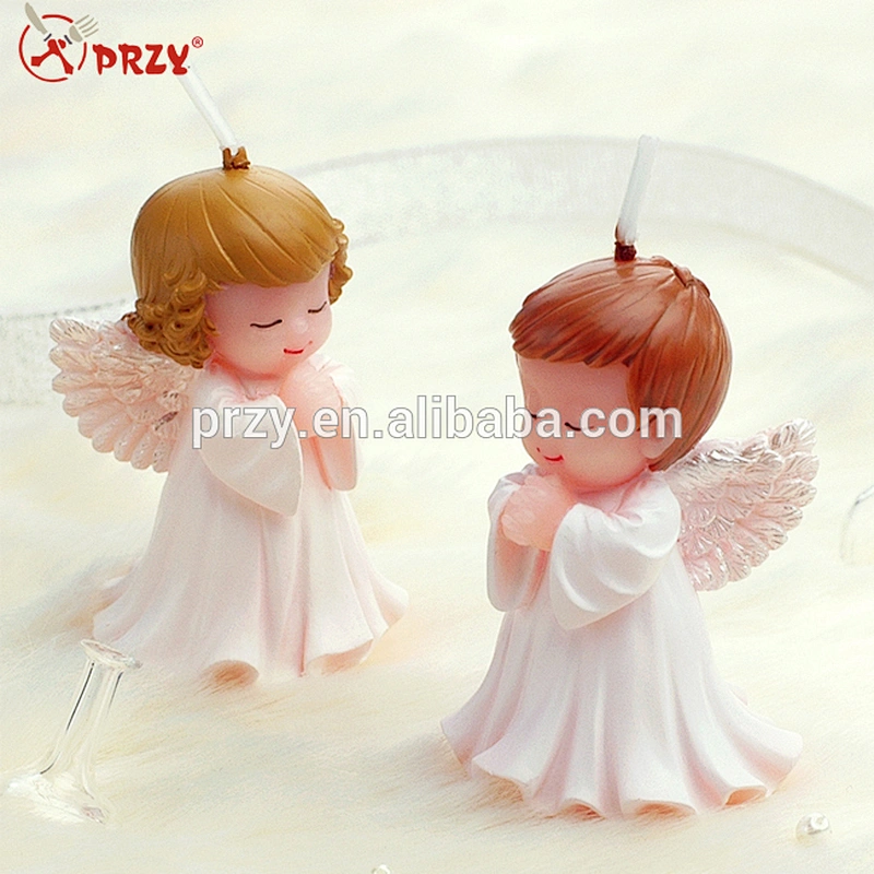 S4110 PRZY Cartoon Angel candle silicone mold handmade soap silicone molds cake decorations