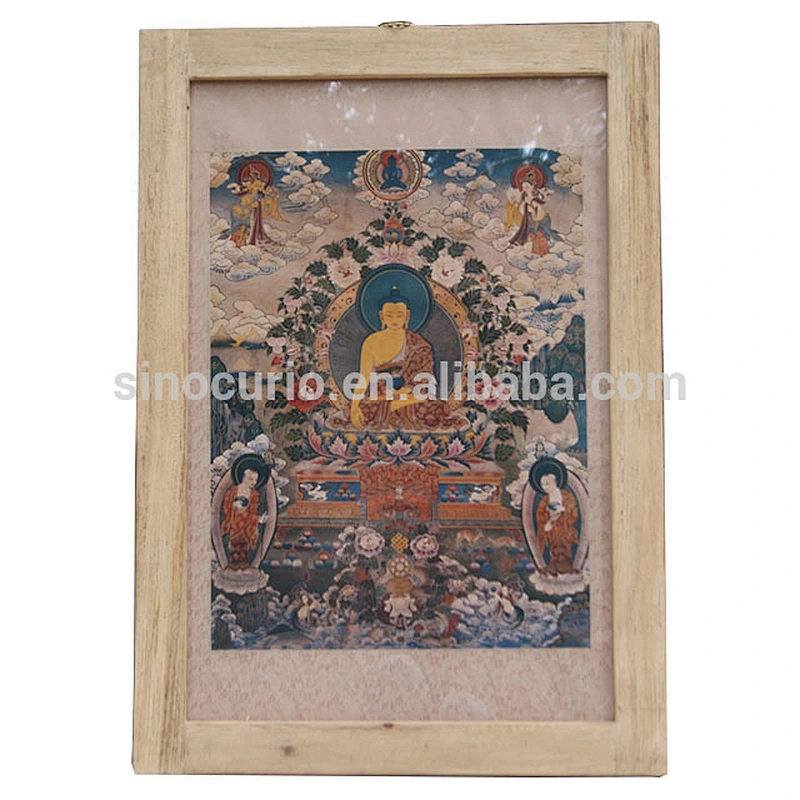 Chinese antique fabric ancestor painting