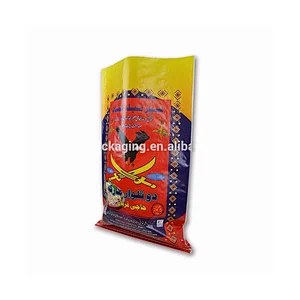 Customized design pp woven lamination bag,bag for packing rice 25kg