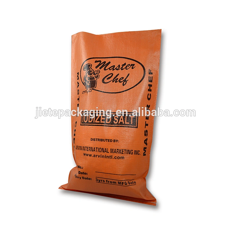 good ORANGE PP woven bag for packing 25kg 50kg woven packaging sack for seed,packings for flour