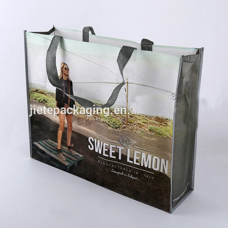 Customized bopp laminated pp non woven foldable cheap printed shopping bags