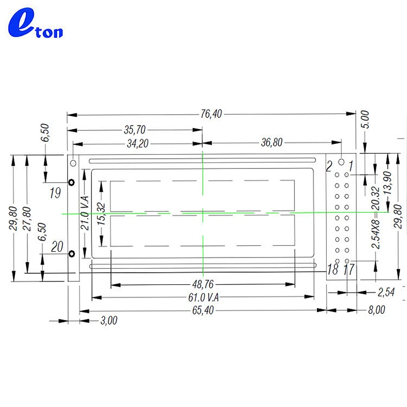 122x32 Dot Matrix Graphic Lcd Display