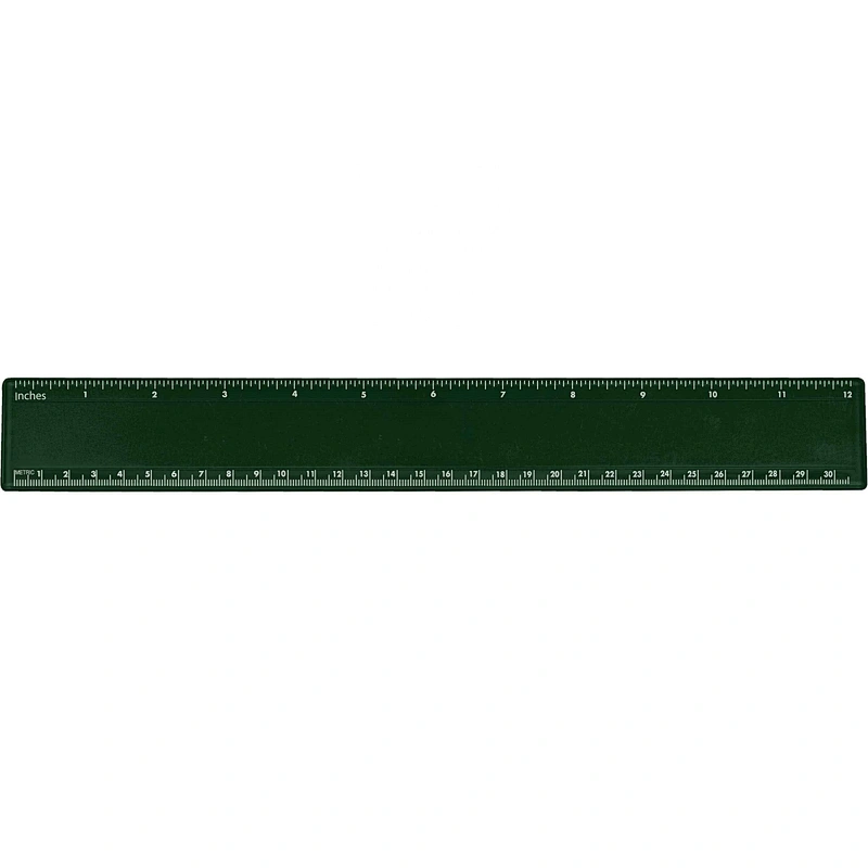 Promotional Business 12 inches Plastic Recycled Ruler