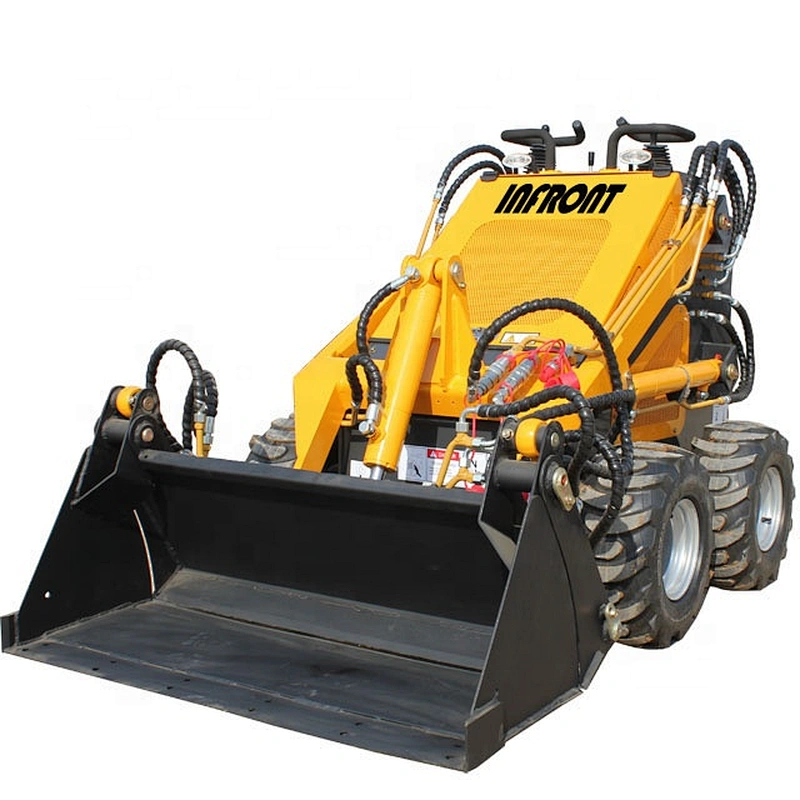 mini skid steer loader with digger backhoe for sale