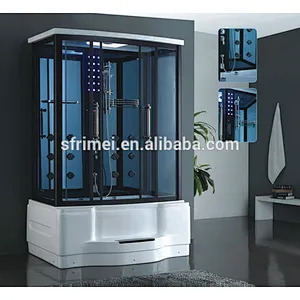 New Design Hot Sale Sauna Whirlpool Bathtub Wet Steam Shower Room