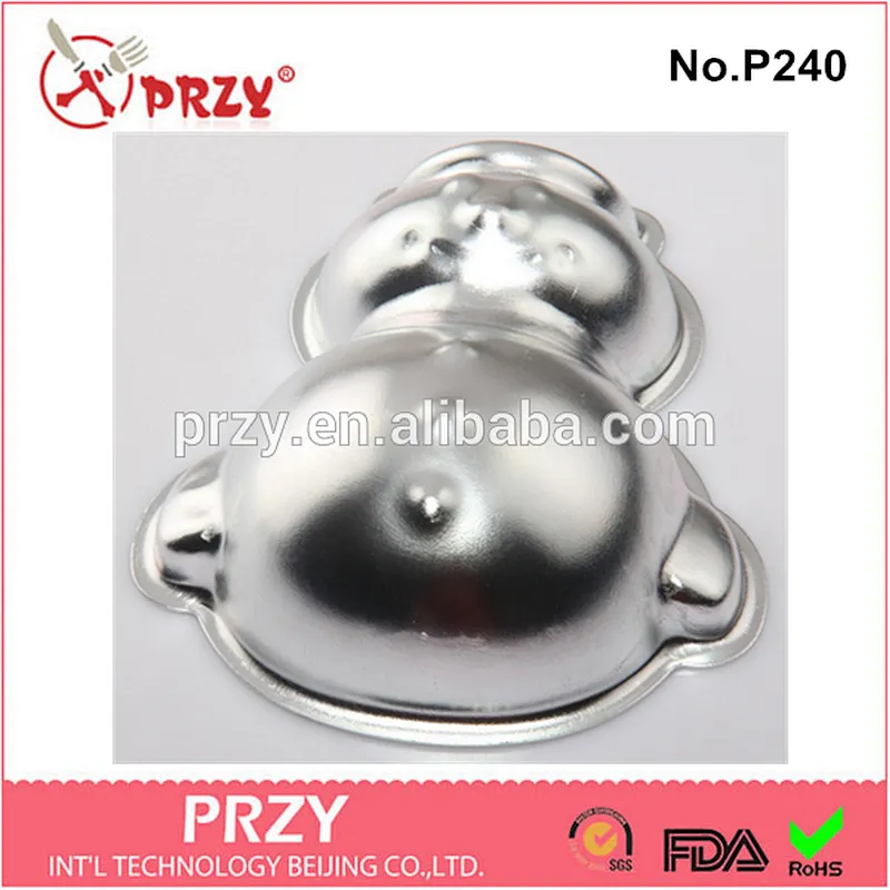 P240 PRZY High quality mini snowman aluminium cake pan