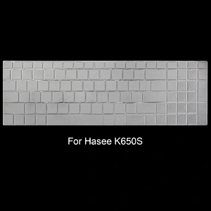 Clear tpu film Keyboard Protective laptop keyboard cover Film for Hasee Laptop K650s