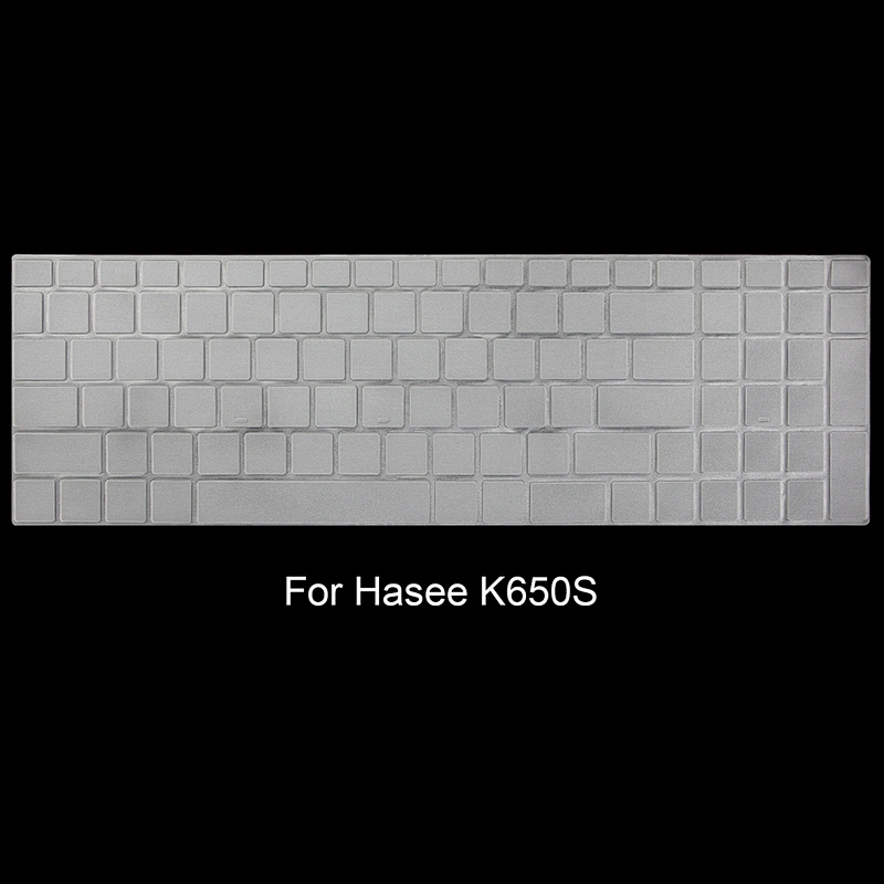 Clear tpu film Keyboard Protective laptop keyboard cover Film for Hasee Laptop K650s