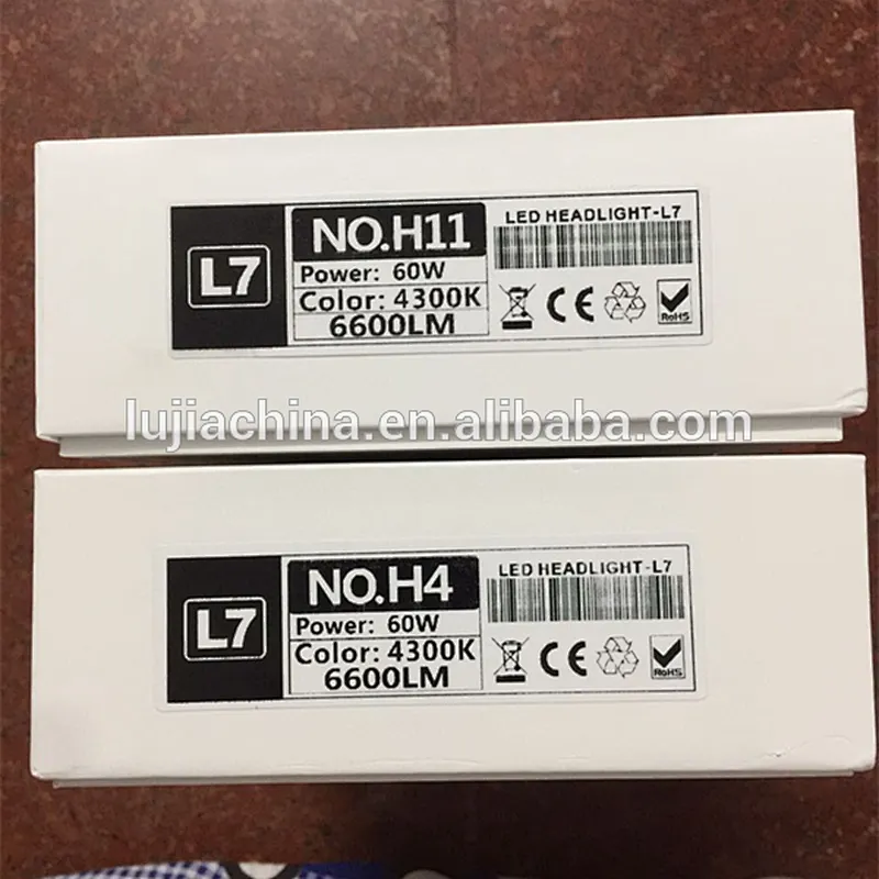 New High Power led bulb,All in One Fanless copper belt 60w 6000K 13200lm L7 Crees XHP70 H11 cars LED Headlight h4 fog light