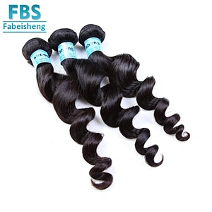 100% virgin human hair cuticle aligned hair wave loose curly in stock