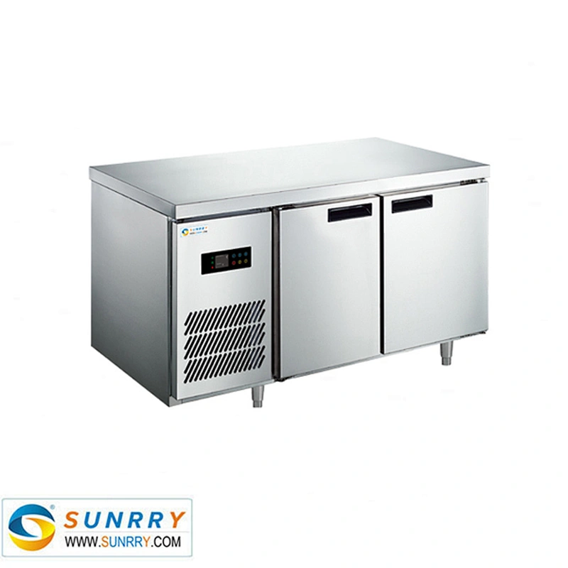 Upright Work Stainless Steel Refrigerator Table With Food Fresh Keeper