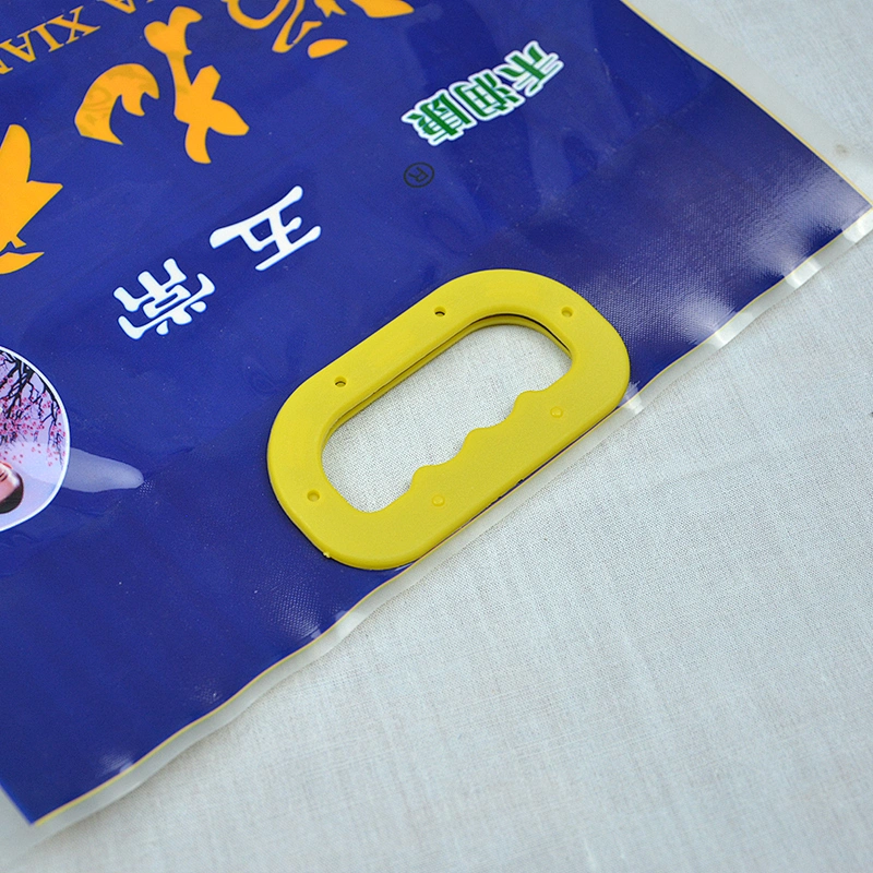 Customized PE food vacuum plastic bag for market use