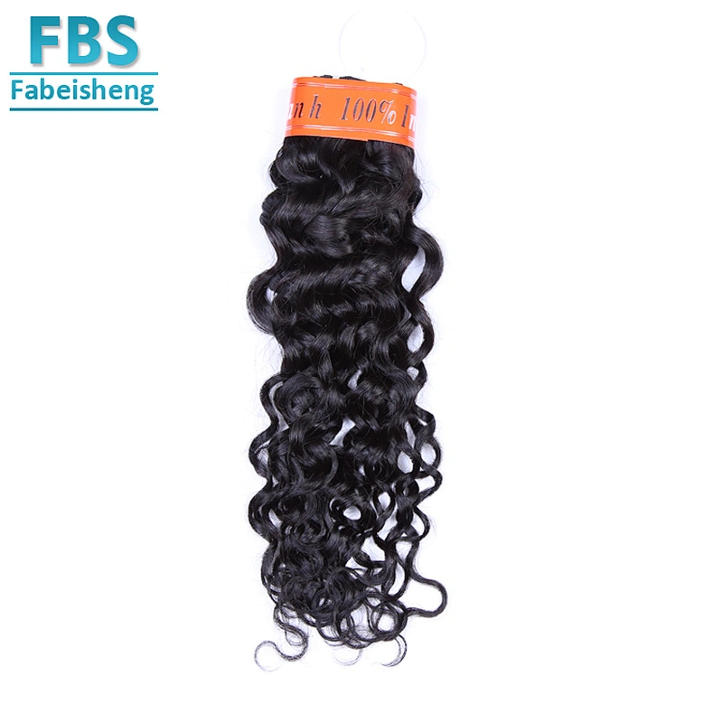 2018 100% FBS most popular unprocessed Indian italian wave human hair extension