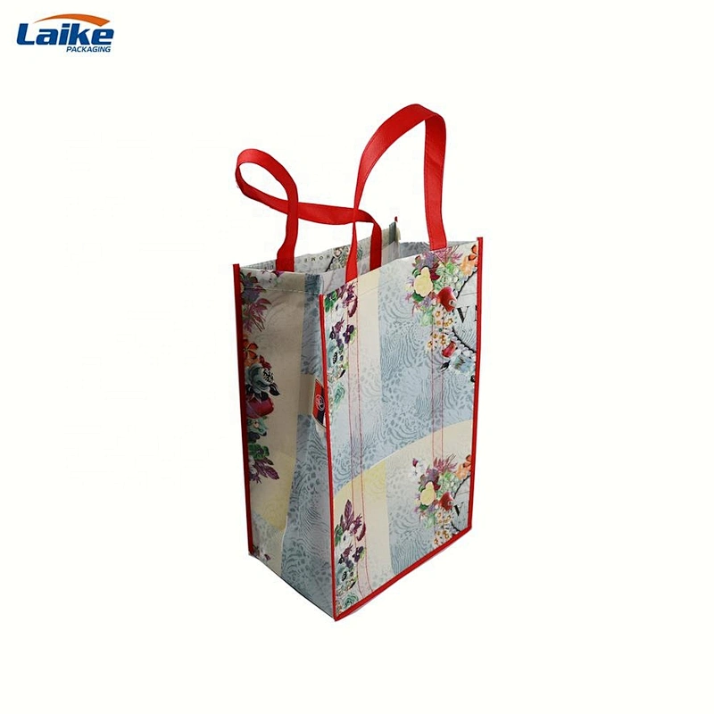 Cheap custom reusable customized blank pp non woven fabric shopping bags with handles