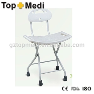 Topmedi TBB790B Folding Bathtub Bench Bath Tub Seat Stool Plastic Shower Chair bath cabin bench