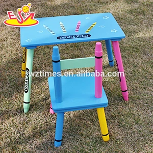 2018 high quality kindergarten wooden table and chairs for toddlers W08G217