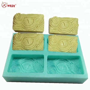 Dragon eyes 4 Cavities Soap molds Ice mould dragon pattern Cake baking mold silicone