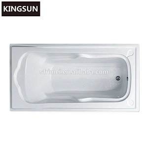 K-1103 Integrated Embed Plastic Portable Bathtub for Adults