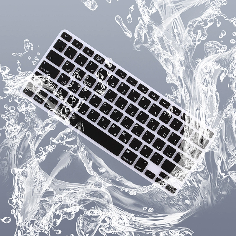 persian farsi silicone keyboard waterproof keyboard protector for Macbook Pro 13 Cover English Version