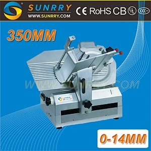 China professional supplier meat cutter slicer 350mm with Italy belt and blade