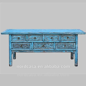 Chinese antique reproduction reclaimed wood vintage console table