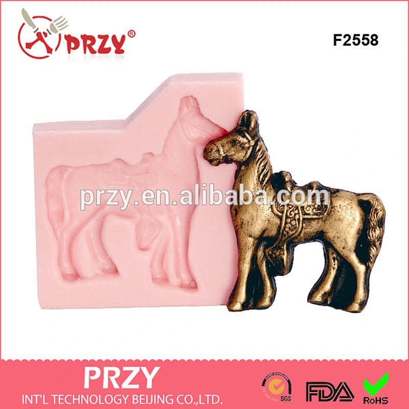 F2558 cowboy horse fondant mold Horse silicone mold - western cowboy fondant, chocolate, candy, food safe flexible mold