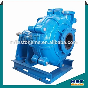 Acid-proof centrifugal rubber lined sludge pumps