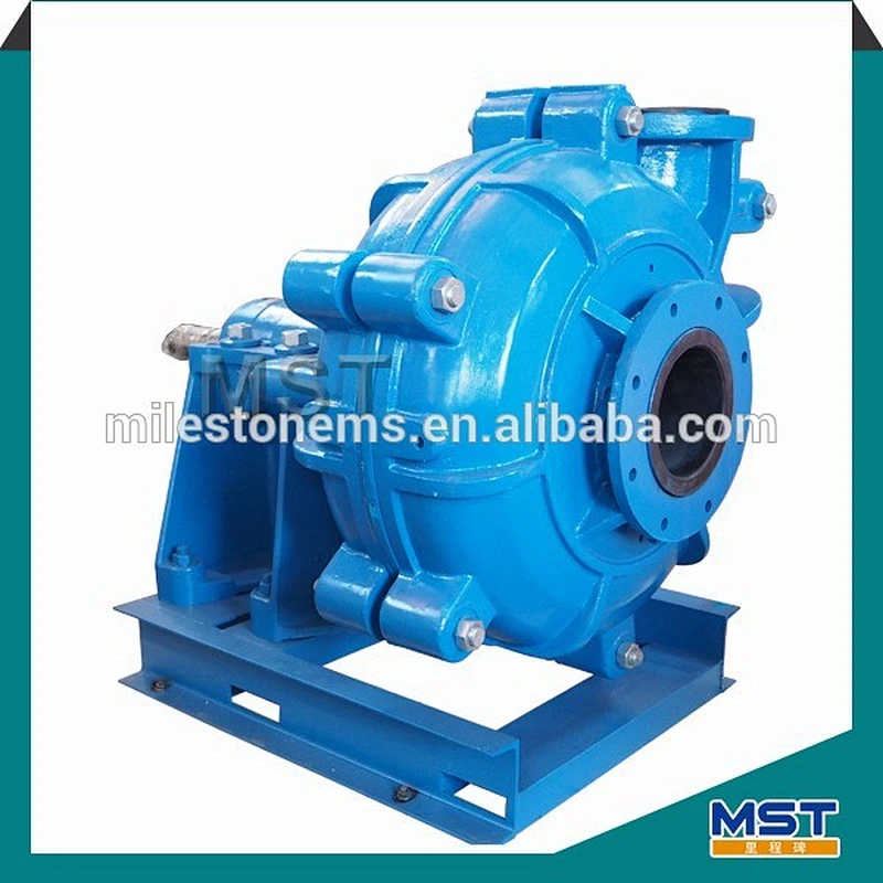 Acid-proof centrifugal rubber lined sludge pumps
