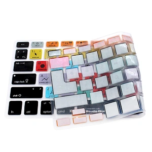 OEM Products studio one hotkeys keyboard skin Hot key Dust-proof Spanish Laptop Keyboard Custom Skins For Mac Book Pro 13