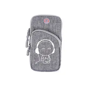 Factory price many colors cartoon arm bag for runner using