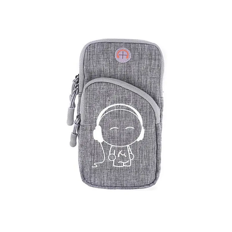 Factory price many colors cartoon arm bag for runner using