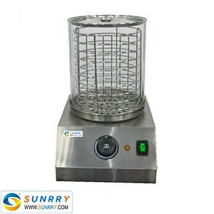 Fashion super quality propane hot dog steamer roller and bun warmer for sale