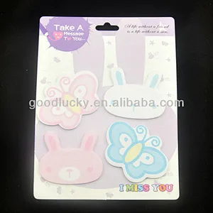 Promotional shaped custom sticky notepad memo pad