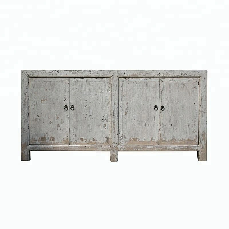 beijing chinese oriental antique reproduction old distressed storage sideboard furniture