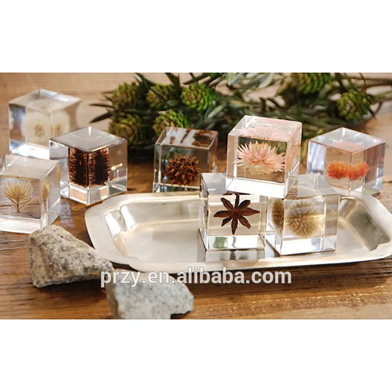 Crystal Epoxy Square Rectangular Full Transparent Ultra Mirror Ornaments Aroma Liquid Silicone Mould