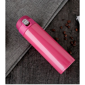 Customized Logo Colorful Vacuum Flask Creative Vacuum Insulated Vacuum Cup Double Wall 350ml Jumping Cup Bounce Cup