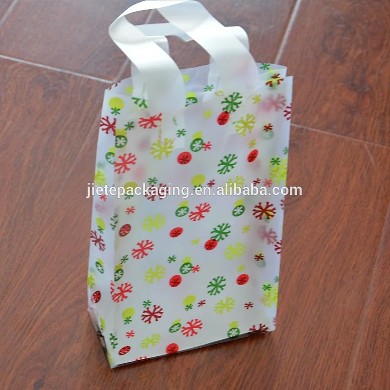 Customized plastic material polyethylene pe bag shopping packing bag